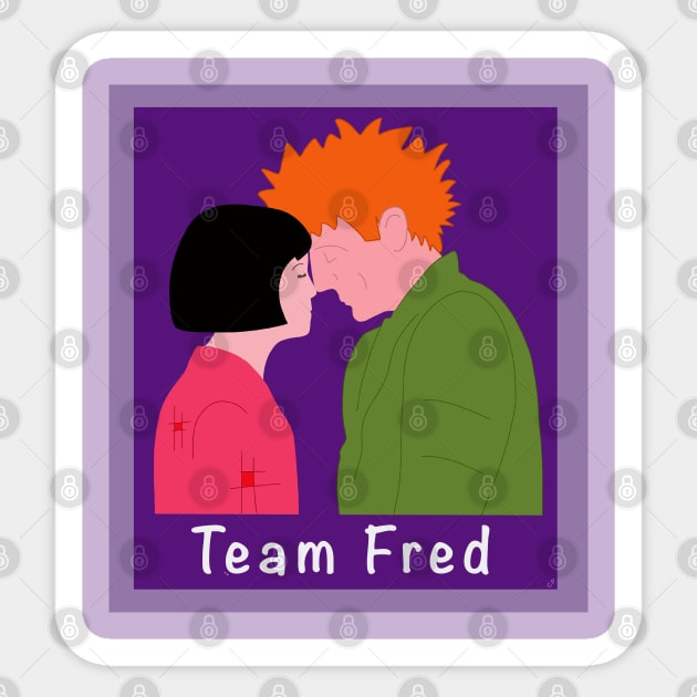 Team Fred - HDTGM Sticker by Charissa013